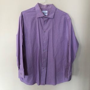 Men’s Calvin Klein Checkered Dress Shirt